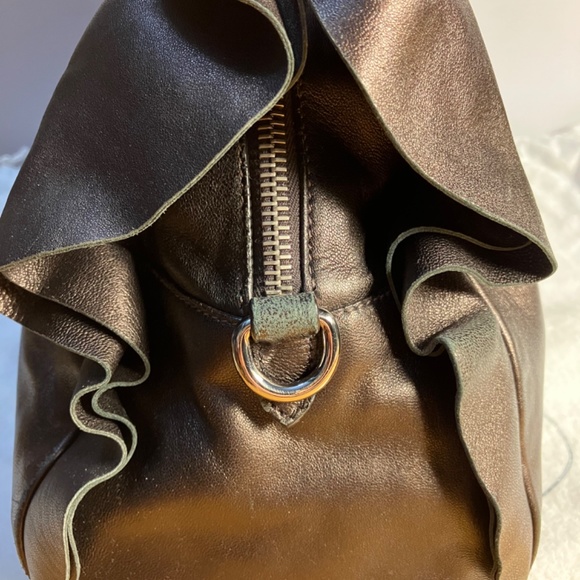 Authentic PRADA BAULETTO Purse Colour CACAO Mordore BL0542 Rare w/ Certificate - Picture 4 of 16